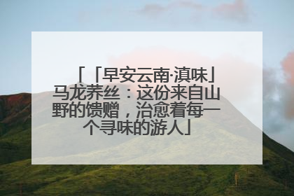 「早安云南·滇味」马龙荞丝：这份来自山野的馈赠，治愈着每一个寻味的游人