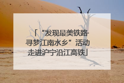 “发现最美铁路·寻梦江南水乡”活动走进沪宁沿江高铁