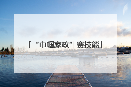 “巾帼家政”赛技能