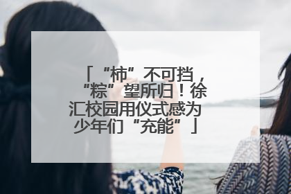 “柿”不可挡，“粽”望所归！徐汇校园用仪式感为少年们“充能”