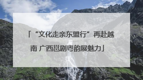 “文化走亲东盟行”再赴越南 广西邕剧粤韵展魅力