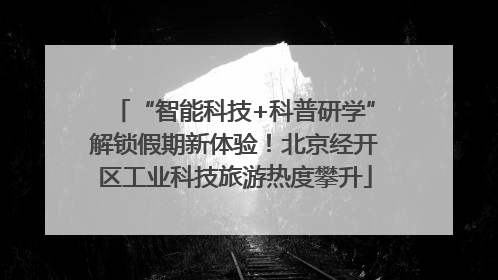 “智能科技+科普研学”解锁假期新体验！北京经开区工业科技旅游热度攀升