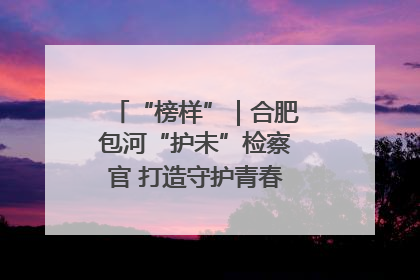 “榜样”｜合肥包河“护未”检察官 打造守护青春成长的永恒灯塔