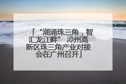 “潮涌珠三角，智汇龙江畔” 漳州高新区珠三角产业对接会在广州召开