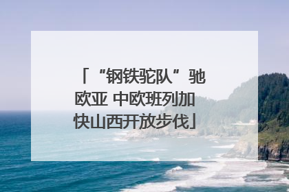 “钢铁驼队”驰欧亚 中欧班列加快山西开放步伐