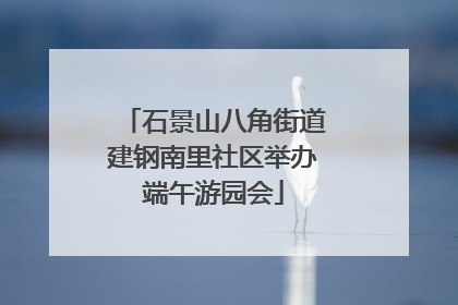 石景山八角街道建钢南里社区举办端午游园会