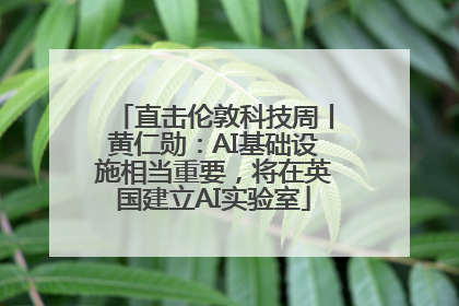 直击伦敦科技周丨黄仁勋：AI基础设施相当重要，将在英国建立AI实验室