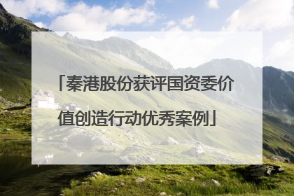 秦港股份获评国资委价值创造行动优秀案例