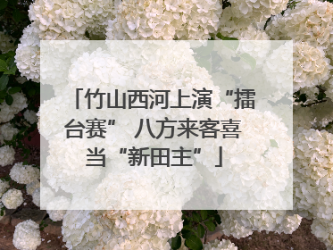 竹山西河上演“擂台赛” 八方来客喜当“新田主”