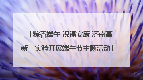 粽香端午 祝福安康 济南高新一实验开展端午节主题活动