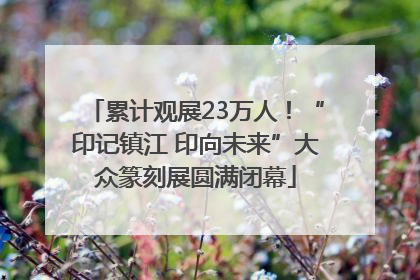 累计观展23万人！“印记镇江 印向未来”大众篆刻展圆满闭幕