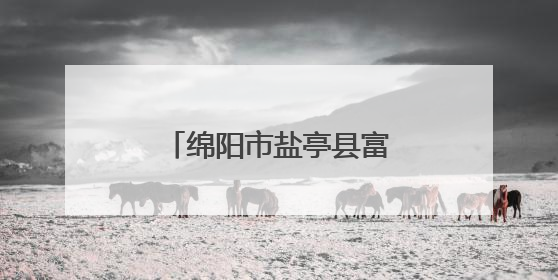 绵阳市盐亭县富驿镇中心小学开展幼小衔接活动