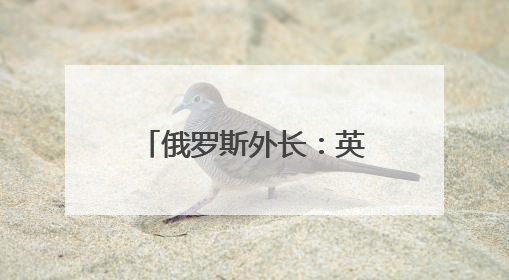 俄罗斯外长：英国100%参与了乌克兰对俄的“恐怖袭击”