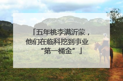 五年桃李满沂蒙，他们在临科挖到事业“第一桶金”