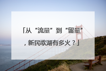 从“流量”到“留量”，新民歌湖有多火？