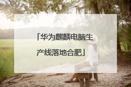 华为麒麟电脑生产线落地合肥