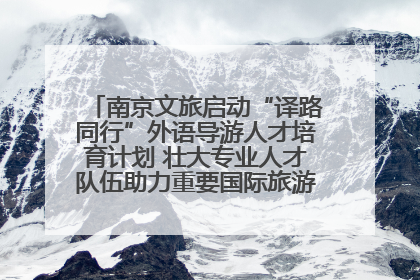 南京文旅启动“译路同行”外语导游人才培育计划 壮大专业人才队伍助力重要国际旅游目的地建设