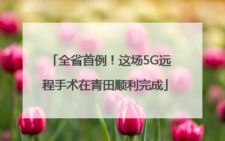 全省首例！这场5G远程手术在青田顺利完成
