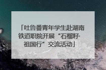 吐鲁番青年学生赴湖南铁道职院开展“石榴籽·祖国行”交流活动