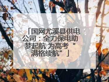 国网尤溪县供电公司：全力保电助梦起航 为高考“满格续航”