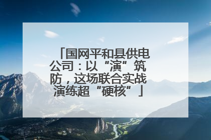 国网平和县供电公司：以“演”筑防，这场联合实战演练超“硬核”