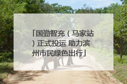 国勤智充（马家站）正式投运 助力滨州市民绿色出行