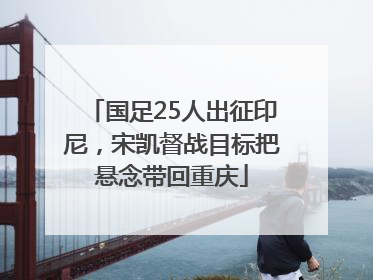 国足25人出征印尼，宋凯督战目标把悬念带回重庆