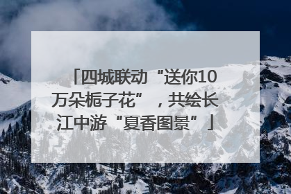 四城联动“送你10万朵栀子花”，共绘长江中游“夏香图景”