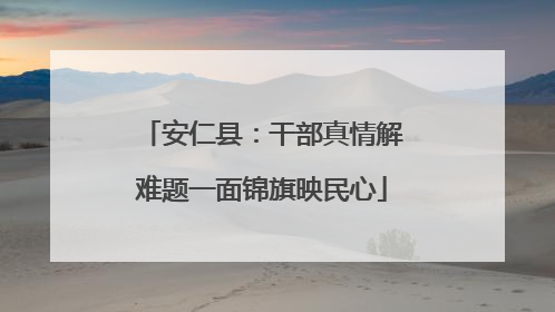 安仁县：干部真情解难题一面锦旗映民心