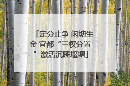 定分止争 闲塘生金 宜都“三权分置”激活沉睡堰塘