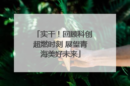 实干！回顾科创超燃时刻 展望青海美好未来