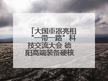大国重器亮相“一带一路”科技交流大会 德阳高端装备硬核成果彰显实力