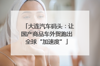 大连汽车码头：让国产商品车外贸跑出全球“加速度”