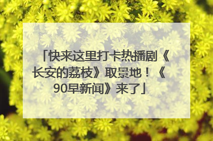 快来这里打卡热播剧《长安的荔枝》取景地！《90早新闻》来了