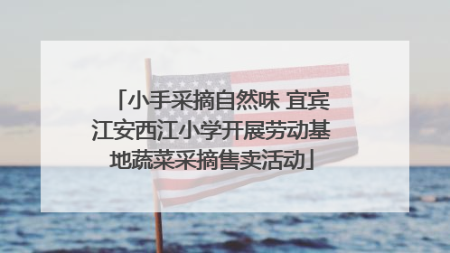 小手采摘自然味 宜宾江安西江小学开展劳动基地蔬菜采摘售卖活动
