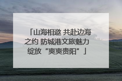 山海相邀 共赴边海之约 防城港文旅魅力绽放“爽爽贵阳”