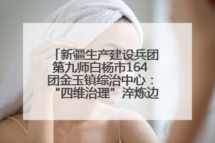 新疆生产建设兵团第九师白杨市164团金玉镇综治中心：“四维治理”淬炼边疆“枫桥样本”