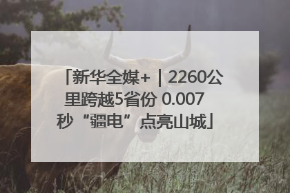 新华全媒+｜2260公里跨越5省份 0.007秒“疆电”点亮山城