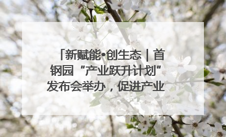 新赋能•创生态｜首钢园“产业跃升计划”发布会举办，促进产业合作交流走深走实