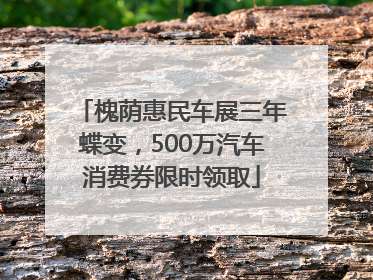槐荫惠民车展三年蝶变，500万汽车消费券限时领取