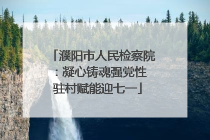 濮阳市人民检察院：凝心铸魂强党性 驻村赋能迎七一