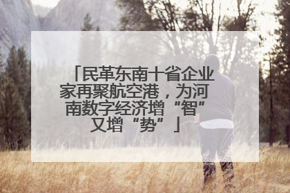 民革东南十省企业家再聚航空港，为河南数字经济增“智”又增“势”