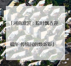 河南淮滨：粽叶飘香迎端午 传统民俗焕新彩