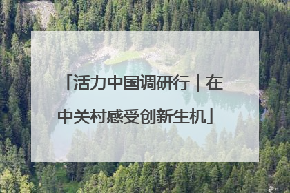 活力中国调研行｜在中关村感受创新生机