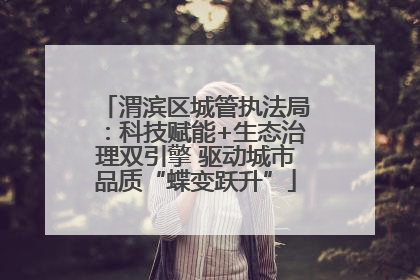 渭滨区城管执法局：科技赋能+生态治理双引擎 驱动城市品质“蝶变跃升”