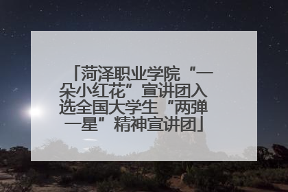 菏泽职业学院“一朵小红花”宣讲团入选全国大学生“两弹一星”精神宣讲团