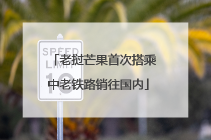 老挝芒果首次搭乘中老铁路销往国内
