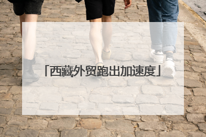 西藏外贸跑出加速度