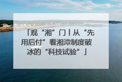 观“湘”门丨从“先用后付”看湘潭制度破冰的“科技试验”