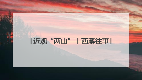 近观“两山”丨西溪往事